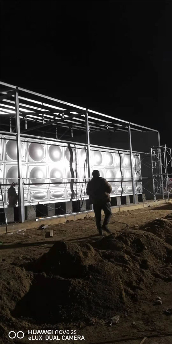 48立方水箱安装交付项目完工实拍案例